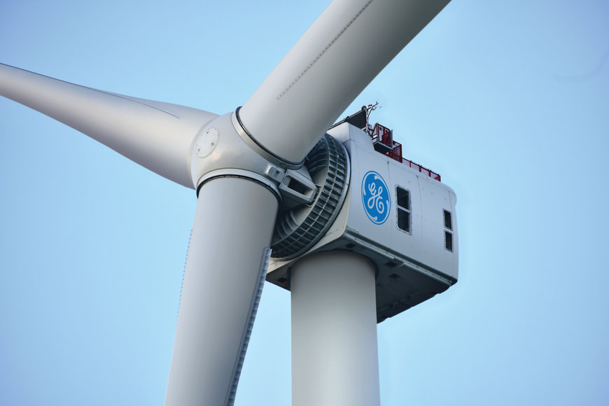 GE’s Haliade-X offshore wind turbine prototype operating at 13 MW